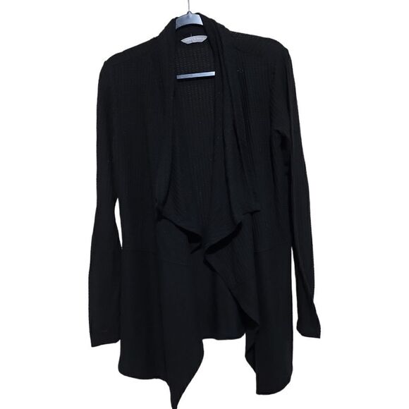 Harmony Balance Black Cardigan Sweater Sz Medium - Picture 5 of 7
